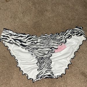 Zebra Victoria secret bikini bottoms